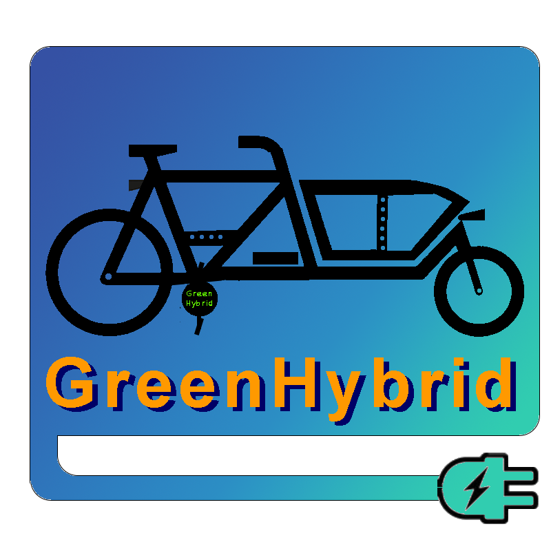 Green Hybrid Performance Latenzweirad Logo