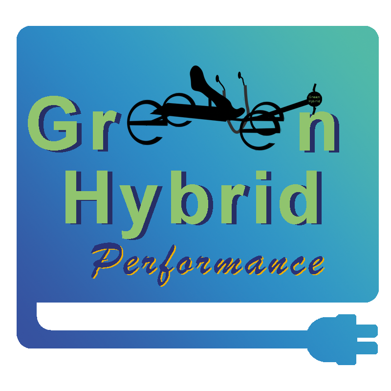 Green Hybrid Performance Bike's Logo Quad