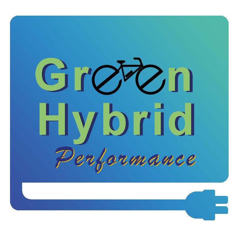 Green Hybrid Performance Bike's Logo Fat Bike